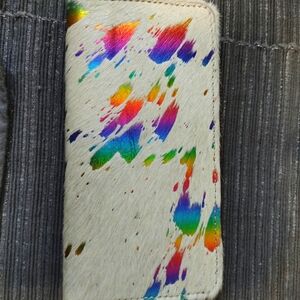 Rainbow Leather Wallet - Sixtease
